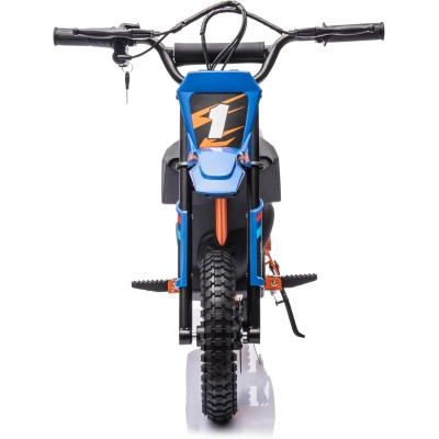 Moto Elettrica per Bambini 24V 250W Velocità fino a 22 km/h Motocicletta da Cross Portata max 63 kg