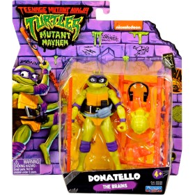 Giochi Preziosi TU805200 Teenage Mutant Ninja Turtles Mutant Mayhem Donatello Action Figure da 12cm