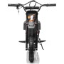 Moto Elettrica per Bambini Thunder Cross 24V 250W sedile in pelle accensione chiave acceleratore a manopola portata max 63kg