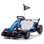 Go Kart Elettrico BMW per Bambini 24V con Sedile Regolabile 6-12 Anni Luci LED 2 Velocità Modalità Drift