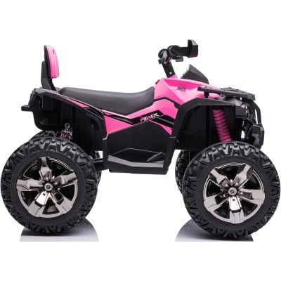 Quad Elettrico 4x4 per Bambini con 4 Potenti Motori Batteria Potenziata 12V - 14Ah Jungle ATV Ammortizzatori Luci LED fino 30 kg