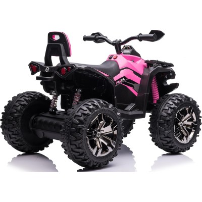 Quad Elettrico 4x4 per Bambini con 4 Potenti Motori Batteria Potenziata 12V - 14Ah Jungle ATV Ammortizzatori Luci LED fino 30 kg