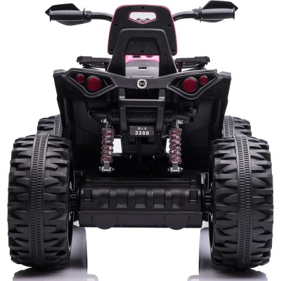 Quad Elettrico 4x4 per Bambini con 4 Potenti Motori Batteria Potenziata 12V - 14Ah Jungle ATV Ammortizzatori Luci LED fino 30 kg