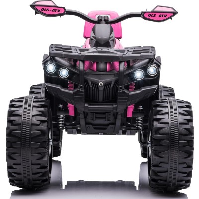 Quad Elettrico 4x4 per Bambini con 4 Potenti Motori Batteria Potenziata 12V - 14Ah Jungle ATV Ammortizzatori Luci LED fino 30 kg