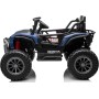 Macchina Elettrica per Bambini 2 Posti Honda Talon 24V Maxi Buggy con Ruote in Gomma e 4 Motori Potenti