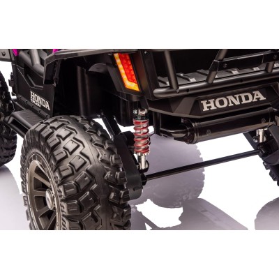Macchina Elettrica per Bambini 2 Posti Honda Talon 24V Maxi Buggy con Ruote in Gomma e 4 Motori Potenti