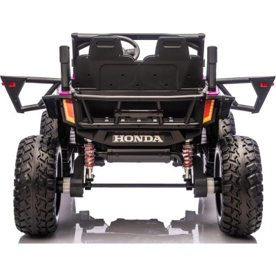 Macchina Elettrica per Bambini 2 Posti Honda Talon 24V Maxi Buggy con Ruote in Gomma e 4 Motori Potenti