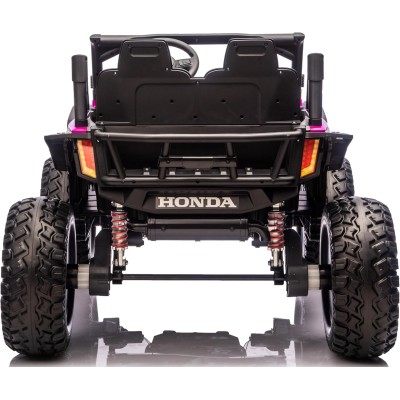 Macchina Elettrica per Bambini 2 Posti Honda Talon 24V Maxi Buggy con Ruote in Gomma e 4 Motori Potenti