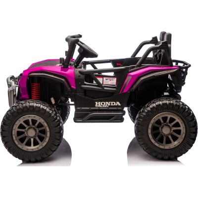 Macchina Elettrica per Bambini 2 Posti Honda Talon 24V Maxi Buggy con Ruote in Gomma e 4 Motori Potenti