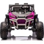 Macchina Elettrica per Bambini 2 Posti Honda Talon 24V Maxi Buggy con Ruote in Gomma e 4 Motori Potenti