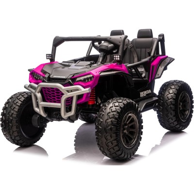 Macchina Elettrica per Bambini 2 Posti Honda Talon 24V Maxi Buggy con Ruote in Gomma e 4 Motori Potenti