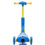 Monopattino Elettrico per Bambini 6V a 3 Ruote con Luci LED 2 in 1 Elettrico e a Spinta Portata 30 kg - Blu