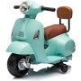 Ricambio Sedile + Schienale Mini Vespa GTS Piaggio 6V per Bambini per colore TIFFANY