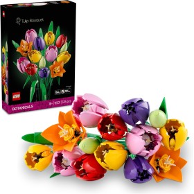 LEGO Botanicals 11501 Bouquet di Tulipani 14 Tulipani Artificiali in 5 Colorazioni differenti