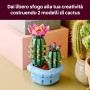 LEGO Botanicals 11509 Cactus in Fiore Pianta Artificiale in Vaso con 2 Cactus e Fiori Finti