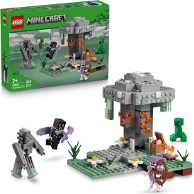 LEGO Minecraft 21586 Giardino Pallido Bioma in Miniatura con Minifigure di Creaking e Mothman Creeper e Scheletro
