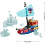 LEGO Marvel 11208 Nave Pirata del Team Spidey con Nave 2 Barche e 4 Minifigure
