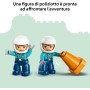 LEGO DUPLO 10471 Motocicletta Blu della Polizia con Moto Poliziotto Semaforo e 2 Coni per la motricità fine