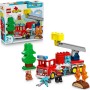 LEGO DUPLO 10473 Autopompa con Manichetta e Pompiere Camion Rosso con Scala Personaggio e Scoiattolo Gioco per la Motricità Fine