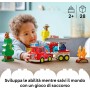 LEGO DUPLO 10473 Autopompa con Manichetta e Pompiere Camion Rosso con Scala Personaggio e Scoiattolo Gioco per la Motricità Fine