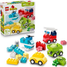 LEGO DUPLO 10474 Veicoli Creativi con Macchine Camion e Elicottero Gioco per la Motricità Fine