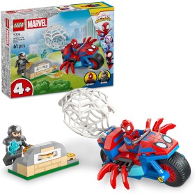 LEGO Marvel 11206 Spidey sulla Moto Contro Rhino Motocicletta da Supereroe con 2 Minifigure
