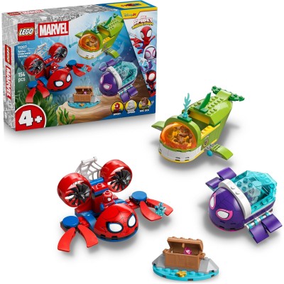 LEGO Marvel 11207 Spidey: Veicoli Subacquei con 3 Sottomarini e 3 Minifigure