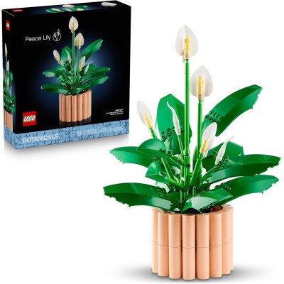 LEGO Botanicals 11504 Spatifillo con Vaso con Fiori Bianchi Finti e Boccioli