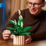 LEGO Botanicals 11504 Spatifillo con Vaso con Fiori Bianchi Finti e Boccioli
