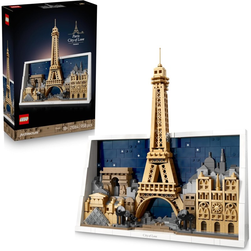 LEGO Architecture 21064 Parigi La Città dell’Amore Paesaggio Parigino tra cui la Torre Eiffel