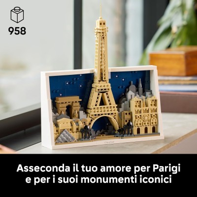 LEGO Architecture 21064 Parigi La Città dell’Amore Paesaggio Parigino tra cui la Torre Eiffel