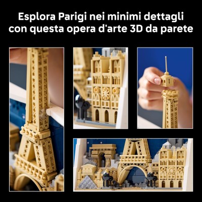 LEGO Architecture 21064 Parigi La Città dell’Amore Paesaggio Parigino tra cui la Torre Eiffel