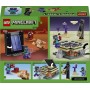 LEGO Minecraft 21584 Viaggio nel Portale del Nether e dell’End con Eroe Enderman e Baby Hoglin