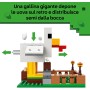 LEGO Minecraft 21585 Fattoria di Galline con Minifigure Fan della Gallina Mob Baby Zombie e Volpe