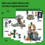 LEGO Minecraft 21585 Fattoria di Galline con Minifigure Fan della Gallina Mob Baby Zombie e Volpe