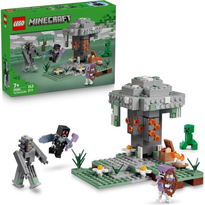 LEGO Minecraft 21586 Giardino Pallido Bioma in Miniatura con Minifigure di Creaking e Mothman Creeper e Scheletro