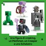 LEGO Minecraft 21586 Giardino Pallido Bioma in Miniatura con Minifigure di Creaking e Mothman Creeper e Scheletro