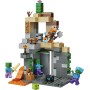 LEGO Minecraft 21587 Zombie Dungeon Set Interattivo con Minifigure di Viandante 3 Zombie Slime e un Tavolo da Crafting