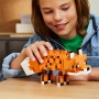 LEGO Minecraft 21588 La Volpe Giocattolo Puzzle Animale 3D con Accessori