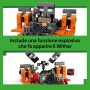 LEGO Minecraft 21590 Battaglia Contro il Wither Set Interattivo con Guerriero Crimson Strider Cubo di Magma e 2 Scheletri Wither