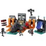 LEGO Minecraft 21590 Battaglia Contro il Wither Set Interattivo con Guerriero Crimson Strider Cubo di Magma e 2 Scheletri Wither