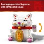 LEGO Icons 40813 Gatto della Fortuna Animale con Zampa che Saluta Moneta d'Oro e Decorazioni della Fortuna