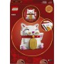 LEGO Icons 40813 Gatto della Fortuna Animale con Zampa che Saluta Moneta d'Oro e Decorazioni della Fortuna