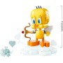 LEGO Icons 40824 Titti Uccellino Looney Tunes con Fiori Cuore Arco di Cupido e Supporto a Forma di Nuvola