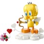 LEGO Icons 40824 Titti Uccellino Looney Tunes con Fiori Cuore Arco di Cupido e Supporto a Forma di Nuvola