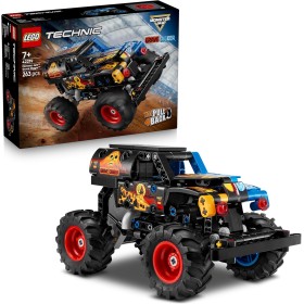 LEGO Technic 42219 Monster Jam Grave Digger Fuoco e Ghiaccio Veicolo da Corsa Pull-Back con Dettagli Autentici