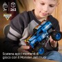 LEGO Technic 42219 Monster Jam Grave Digger Fuoco e Ghiaccio Veicolo da Corsa Pull-Back con Dettagli Autentici