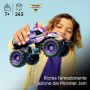 LEGO Technic 42220 Monster Jam Sparkle Smash a Retrocarica Auto da Corsa Pull-Back Unicorno Rosa