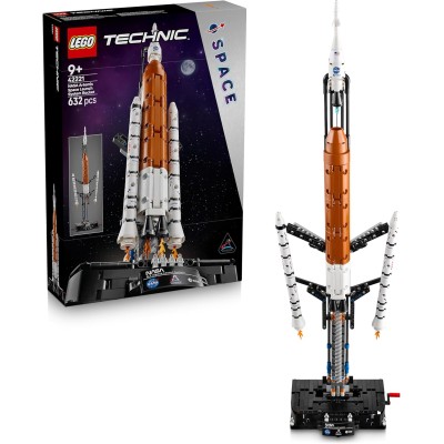 LEGO Technic 42221 Sistema di Lancio Spaziale Razzo NASA Artemis Set STEM Interattivo con 4 Astronauti