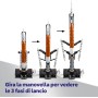 LEGO Technic 42221 Sistema di Lancio Spaziale Razzo NASA Artemis Set STEM Interattivo con 4 Astronauti